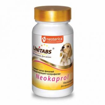 Витамины ЮНИТАБС Neokarpol для собак и щенков 100 таб