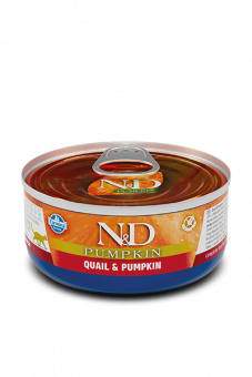 Влажный корм для кошек FARMINA N&D PUMPKIN кон.тыква и перепел (ФАРМИНА)