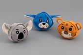 Игрушка для собак WOGY Зверята-мяч, ушки шуршат (ВОГИ)