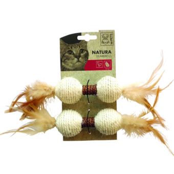 Игрушка для кошек NATURA гантели MPets