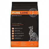Сухой корм для кошек PURELUXE беззерновой для длинношерстных кошек с курицей и лососем (Пурлюкс)