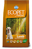 Сухой корм для собак FARMINA ECOPET Natural MEDIUM для средних пород с Ягненком (ФАРМИНА)