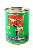 Влажный корм для собак ЧЕТВЕРОНОГИЙ ГУРМАН конс.мясное ассорти с говядиной 340гр
