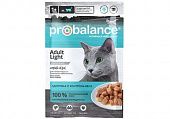 Влажный корм для кошек PROBALANCE Лайт для малоактивных кошек (ПРОБАЛАНС)