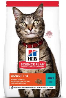 Science Plan™ Feline Adult Optimal Care™ с Тунцом