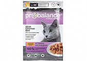Влажный корм для кошек PROBALANCE Гурме телятина с кроликом (ПРОБАЛАНС)