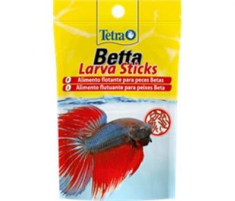 ТЕТРА Betta LarvaSticks корм для петушков и других лабиринтовых рыб в форме мотыля(sachet)
