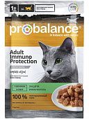 Влажный корм для кошек PROBALANCE пауч Иммуно кролик (ПРОБАЛАНС)