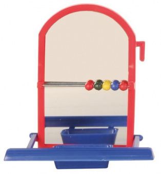 TRIXIE Игрушка для попугая Зеркало с жердочкой 9 см. (1х4)