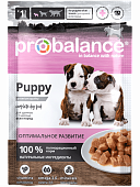 Влажный корм для щенков PROBALANCE пауч PUPPY Immuno Protection (ПРОБАЛАНС)