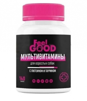Витамины FeelGOOD для мелких пород собак Мультивитамин с карнитином и таурином