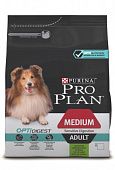Сухой корм для собак PRO PLAN MEDIUM ADULT взр. средн. пород чувств. пищ. ягненок рис (ПРОПЛАН)