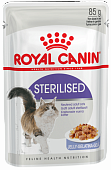 Влажный корм для кошек ROYAL CANIN пауч Стерилайзд в желе 0,085 кг (РОЯЛ КАНИН)