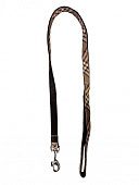 Поводок ART LEATHER+ PARIS,чер, 110смХ14мм