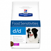 Сухой корм для собак HILL'S DIET D/D лечение пищевых аллергий утка рис (ХИЛЛС)