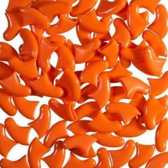 Защитные колпачки для когтей для кошек  (20 колпачков) Оранжевые