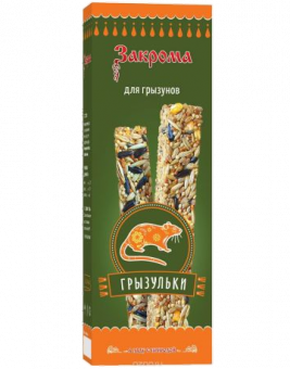 ЗАКРОМА д/грызунов Палочки Грызульки 105гр