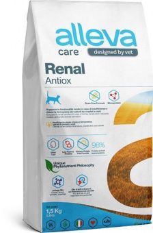Сухой корм для кошек Alleva Care Renal Antiox при заболевании почек