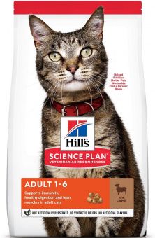 Science Plan™ Feline Adult Optimal Care™ с Ягненком