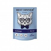 Влажный корм для кошек BEST DINNER Exclusive Vet Profi Renal кусочки в соусе с курицей (БЕСТ ДИННЕР)