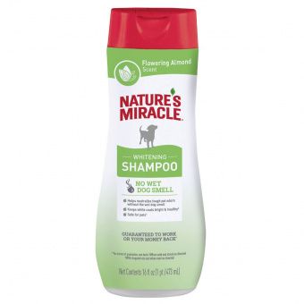Шампунь Nature`s Miracle Whitening Odor Control для собак белых окрасов с контролем запаха 473мл