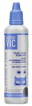 Лосьон Doctor VIC для очищения шерсти от слезных пятен, фл. 60 мл (Доктор Вик)