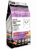Сухой корм для кошек PROBALANCE Gourmet Diet с говядиной и ягненком (ПРОБАЛАНС)