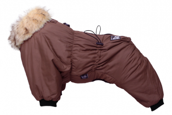Комбинезон зимний LION PETS NICE-STYLE коричневый девочка (ЛИОН)