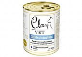 Влажный корм для собак CLAN VET GASTROINTESTINAL диетические консервы Профилактика болезней ЖКТ 340г