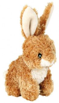Игрушка для собак Кролик, 15 см, плюш