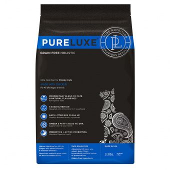 Сухой корм для кошек PureLuxe для привередливых кошек с курицей (Пур Люкс)