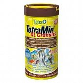 ТЕТРА Min XL Granules (крупные гранулы) Основной корм для всех видов аквариумных рыб )  250мл