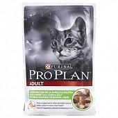 Влажный корм для кошек PRO PLAN пауч ADULT для взрослых ягненок в желе 0,085 кг (ПРОПЛАН)