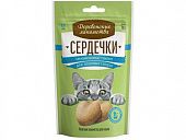 ДЕРЕВЕНСКИЕ ЛАКОМСТВА для кошек Сердечки (таурин для здоровья сердца) 30гр