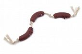 Игрушка для собак WOGY Сосиски на веревке (ВОГИ)