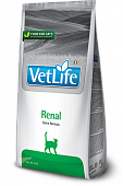 Сухой корм для кошек FARMINA VET LIFE RENAL диета при почечной недостаточности (ФАРМИНА)