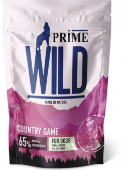 Сухой корм для щенков и собак PRIME WILD COUNRTY GAME с уткой и олениной для мелких пород (ПРАЙМ ВАЙ