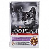Влажный корм для кошек PRO PLAN пауч ADULT для взрослых индейка в желе 0,085 кг (ПРОПЛАН)
