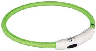 Мигающий ошейник для собак USB, XS–S: 35 см																				
