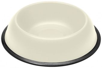 Миска MIRA KC 78 металлическая, лакированная, белая (1,5 л)