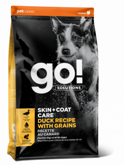 Сухой корм для собак и щенков GO! SKIN + COAT Duck с Уткой и овсянкой(ГОУ)