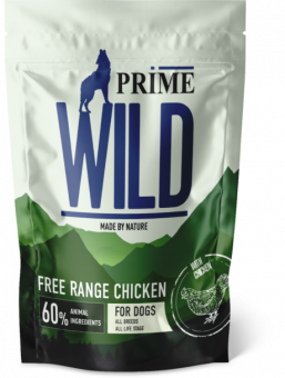 Сухой корм для щенков и собак PRIME WILD FREE RANGE с курицей для всех пород (ПРАЙМ ВАЙЛД)