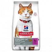 Сухой корм для кошек HILL'S STERILISED ADULT  для кастр. стерил. до 7 лет утка (ХИЛЛС)