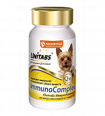 Витамины ЮНИТАБС для собак мелких пород Иммуно Комплекс с Q10 100 таб